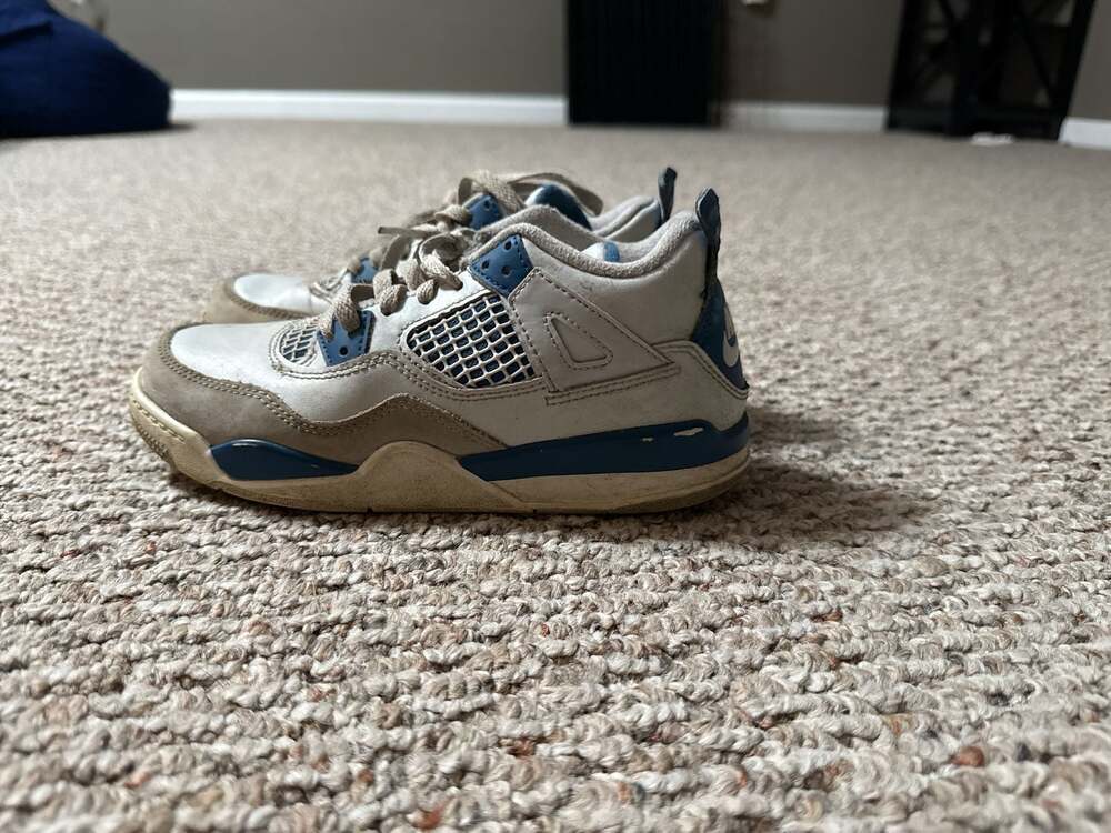Nike Air Jordan 4 Retro PS Military Blue Sneakers BQ7669-141